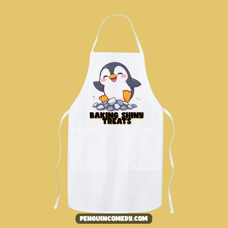 Funny Penguin Rocks Apron - Silly Chef's Pursuit, Hilarious Gift!