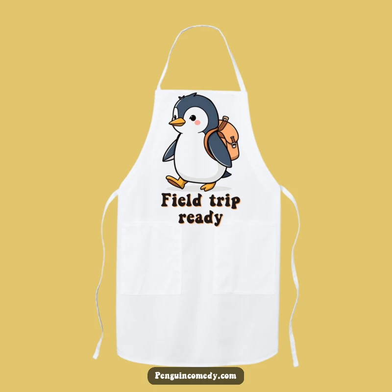 Funny Penguin Trail Chef Apron - Hilarious Cooking Adventure Gear