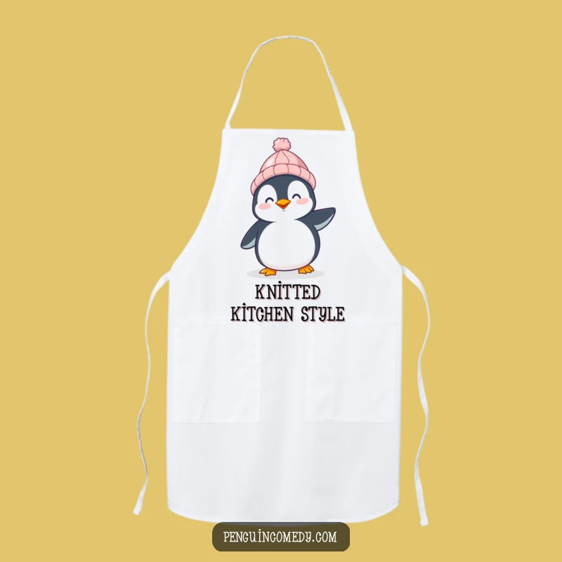 Funny Happy Penguin Apron: Kitchen Joy, Perfect Funny Gift