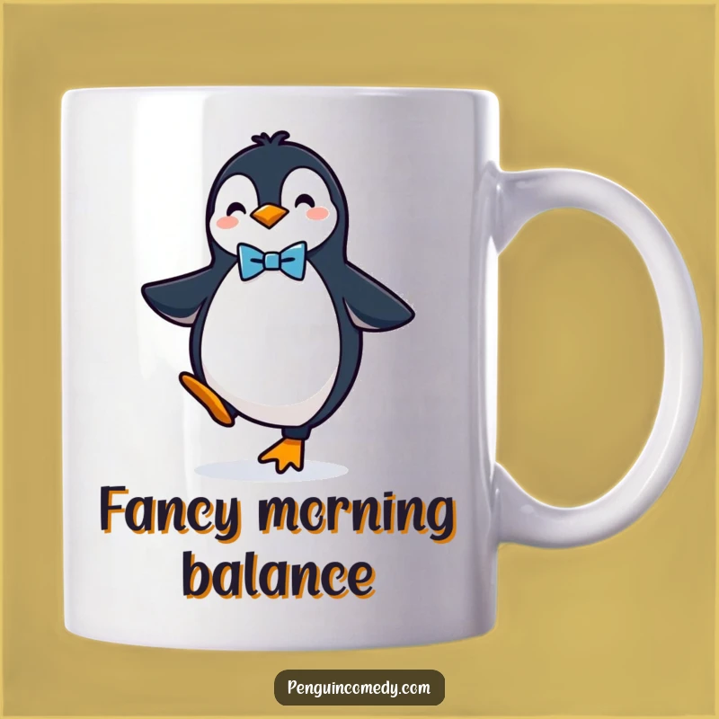 Funny Penguin Bow Tie Mug: Dapper and Hilarious Gift