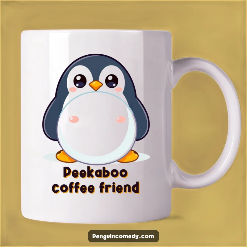 Funny Shy Penguin Mug: A Playful and Hilarious Gift