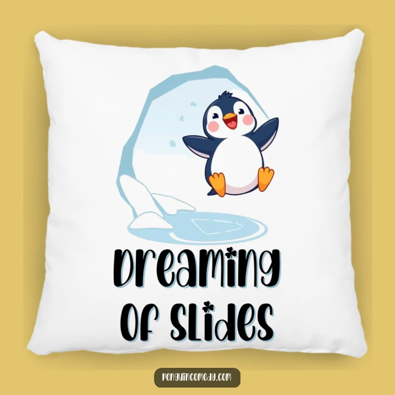 Funny Penguin Jumping Pillow - Cozy Arctic Comfort, Adorable Hilarious Gift!