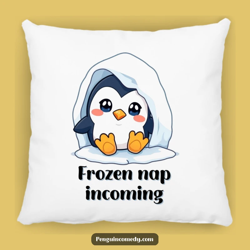 Funny Penguin Pillow - Cozy Curious Peeker Cushion, Cute Home Decor Gift