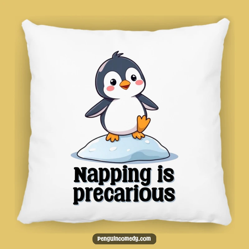Funny Slipping Penguin Pillow: Add Cozy Wobbles to Your Space