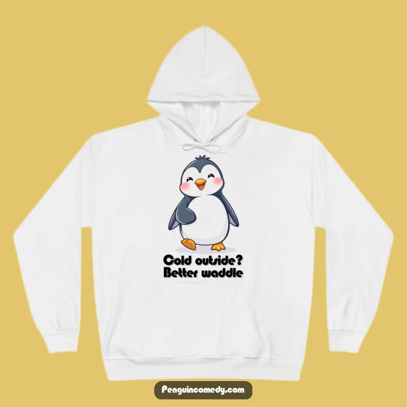 Funny Penguin Hoodie: Cozy & Happy Waddling Character, Ultimate Funny Gift!