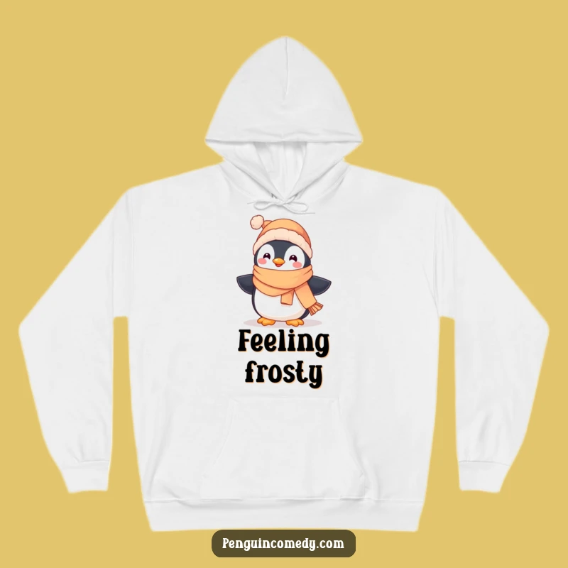 Cozy Penguin Hoodie - Funny Waddle Design, Warm Fleece Winter Gift
