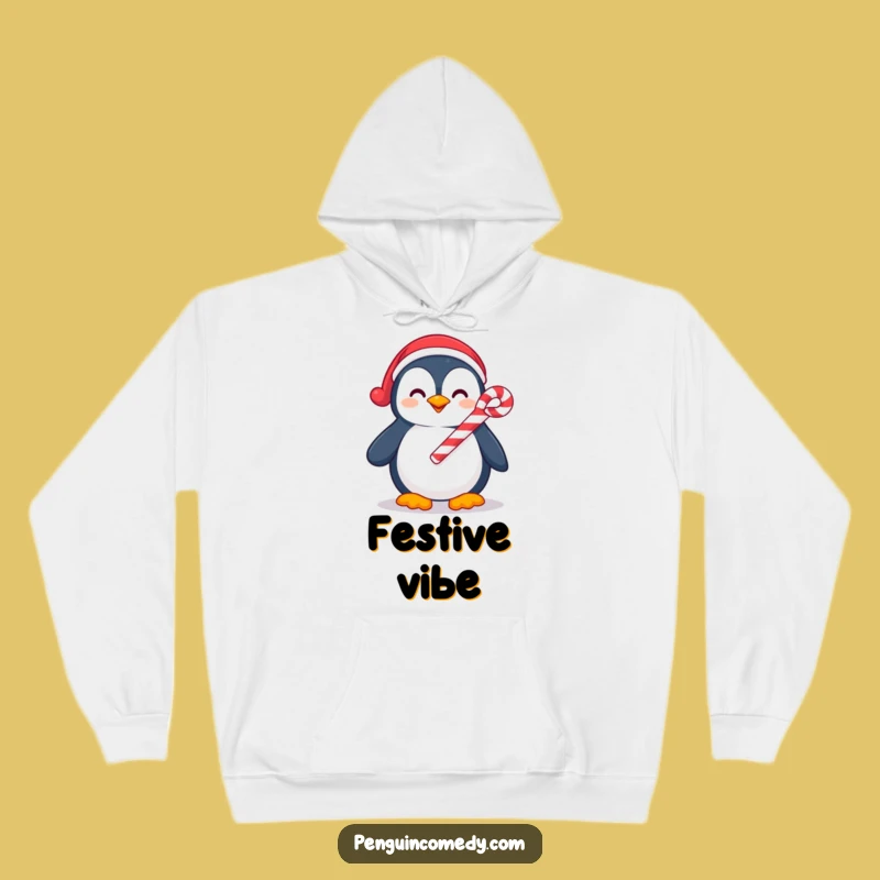 Funny Penguin Holiday Cheer Hoodie - Cozy and Hilarious Festive Gift