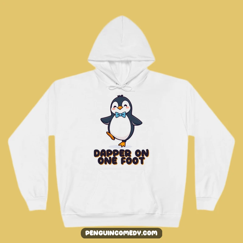 Funny Penguin Bow Tie Hoodie: Cozy Style, Big Laughs