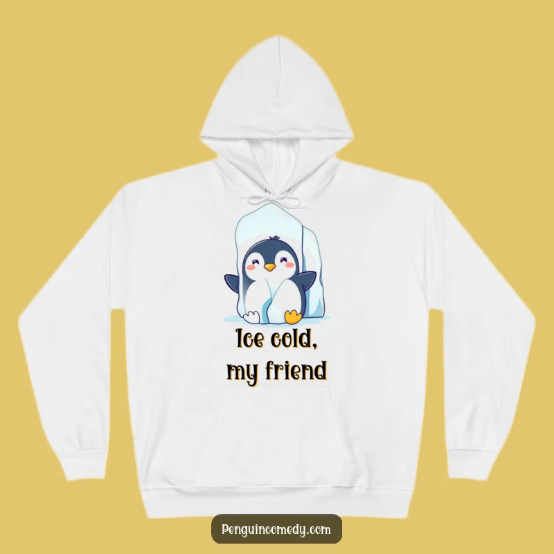 Funny Penguin Iceberg Hoodie: Cozy Arctic Vibes, Perfect Winter Gift!