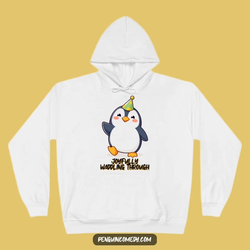 Funny Penguin Party Hoodie: Cozy Up with This Hilarious Waddler's Joy