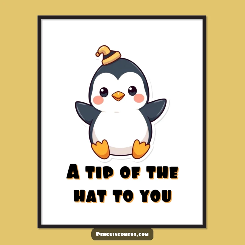 Free Printable Penguin Wall Art: Elegant Downloadable Decor for Chic Spaces