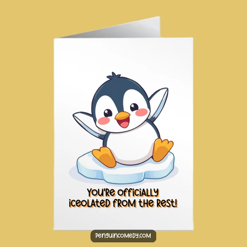 Free Printable Penguin Card: Hilarious Congratulations - Perfect Downloadable Gift