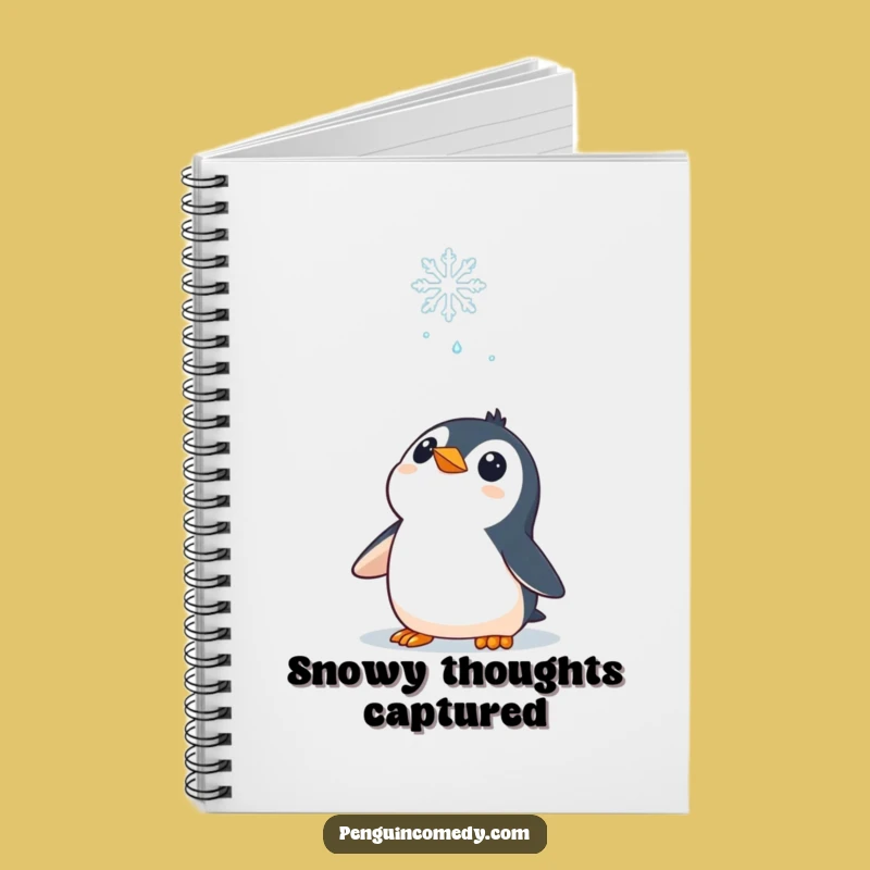 Funny Penguin Notebook: Curious Winter Notes, Perfect Funny Gift for Dreamers!