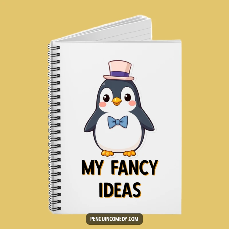Funny Penguin Notebook: Dapper Notes, Perfect Classy Funny Gift for Organizers!