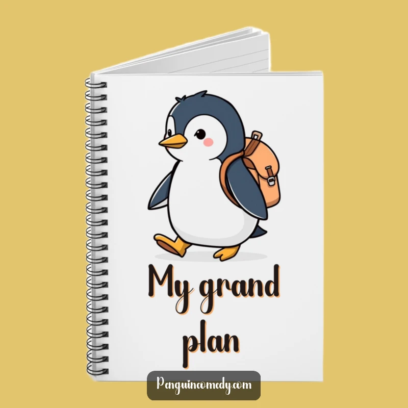 Funny Penguin Adventure Log Notebook - Hilarious Journal for Your Travels
