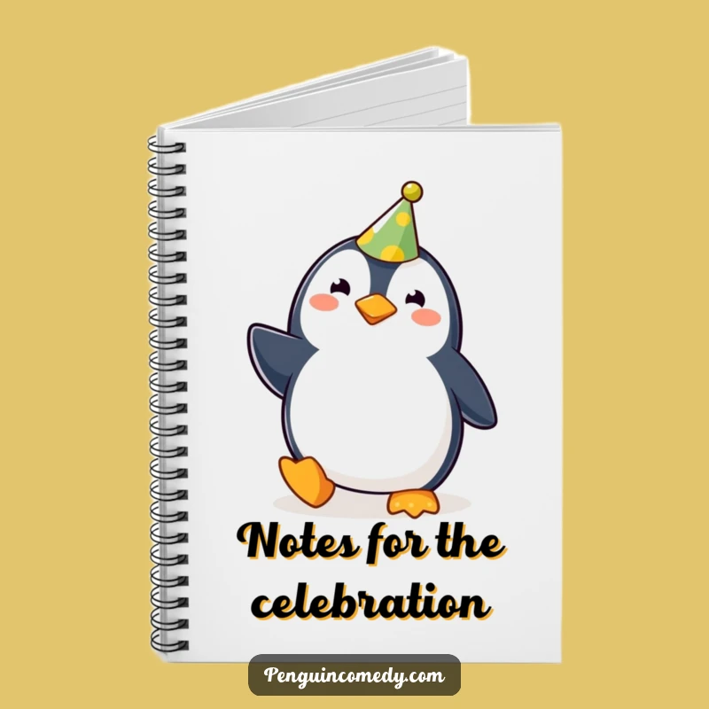 Funny Penguin Party Notebook: Jot Down Ideas with This Waddler's Joy