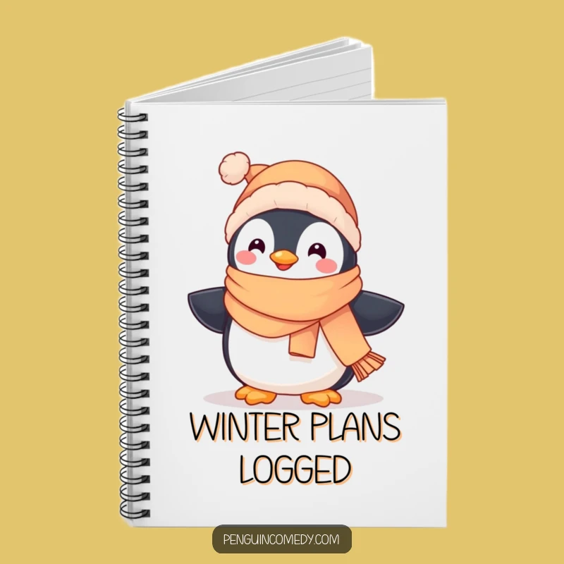 Funny Penguin Notebook - Cute Waddle Journal, Perfect for Notes & Winter Gift