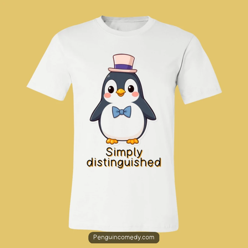 Funny Penguin T-Shirt: Dapper Gentleman, Hilarious Classy Gift for Penguin Fans!