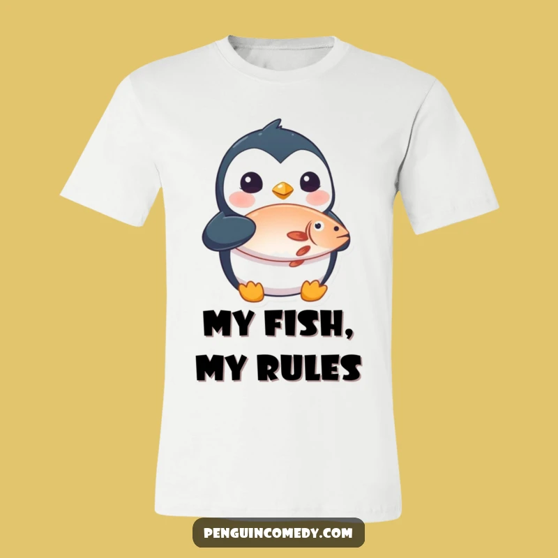 Funny Surprised Penguin Fish T-Shirt: The Ultimate Hilarious Gift