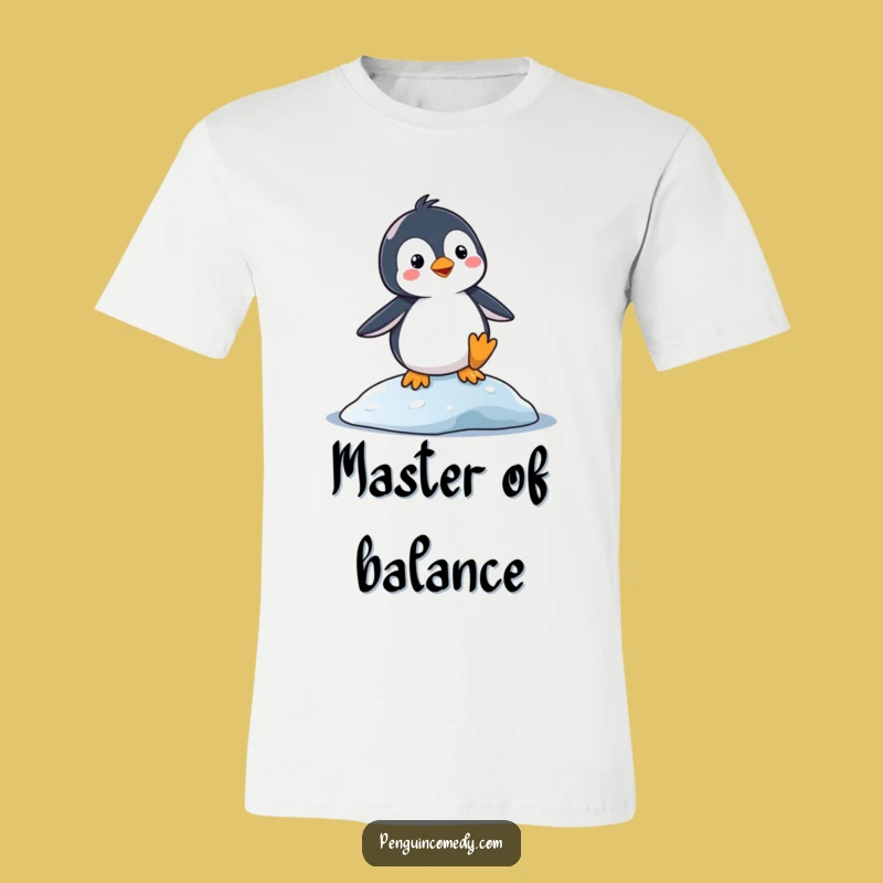 Funny Slipping Penguin T-Shirt: Embrace Your Inner Goofball