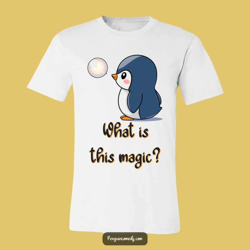 Funny Penguin Bubble Obsessed T-Shirt: A Quirky & Comfy Tee for Humorous Souls