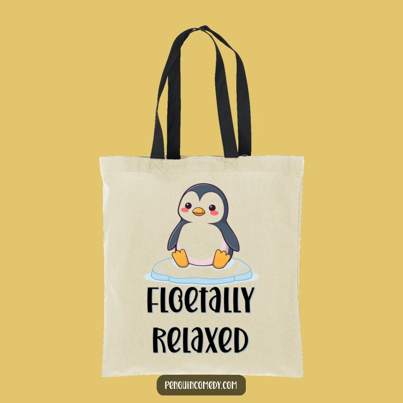 Funny Penguin Honk Tote Bag: Ice Floe Comfort, Cute Penguin Accessory Gift!