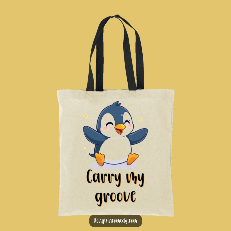 Funny Penguin Dancer Tote Bag - Hilarious and Stylish Accessory