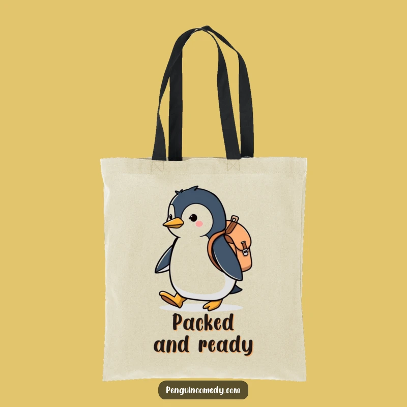 Funny Penguin Pack Leader Tote Bag - Hilarious and Practical Carry-All